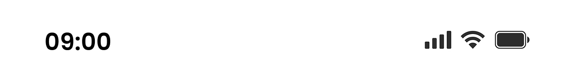 status bar